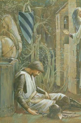 The Failure of Sir Lancelot (detail)
